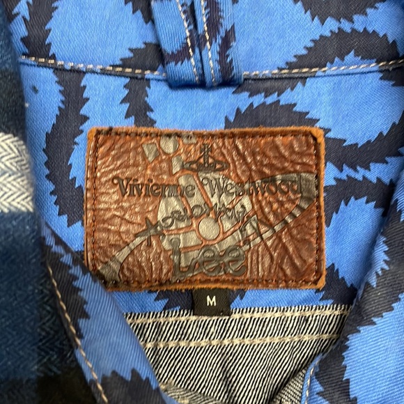 Vivian Westwood Anglomania + Lee Plaid and Denim Shirt - Picture 2 of 12